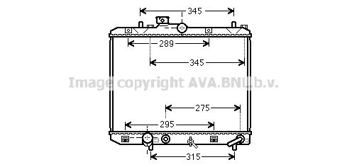 AVA QUALITY COOLING Радиатор, охлаждение двигателя SZ2112